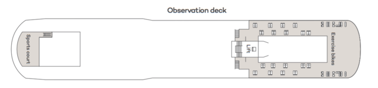 Saga Ocean Cruises Spirit of Adventure Deck Plan Observation Deck.png